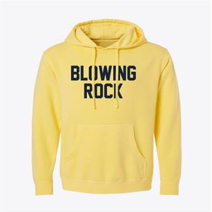 Blowing Rock North Carolina Classic Block Pigment-Dyed Hoodie