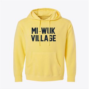 Mi-wuk Village California Classic Block Pigment-Dyed Hoodie
