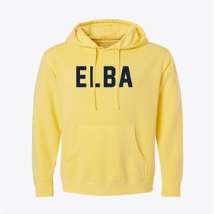 Elba Wisconsin Classic Block Pigment-Dyed Hoodie
