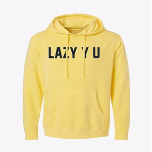 Lazy Y U Arizona Classic Block Pigment-Dyed Hoodie