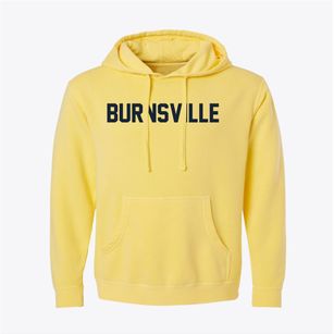 Burnsville West Virginia Classic Block Pigment-Dyed Hoodie