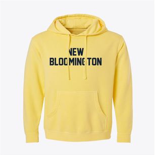 New Bloomington Ohio Classic Block Pigment-Dyed Hoodie