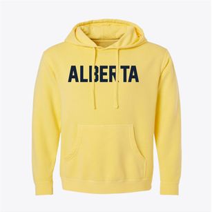 Alberta Virginia Classic Block Pigment-Dyed Hoodie