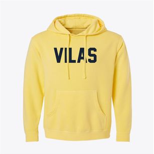 Vilas Wisconsin Classic Block Pigment-Dyed Hoodie