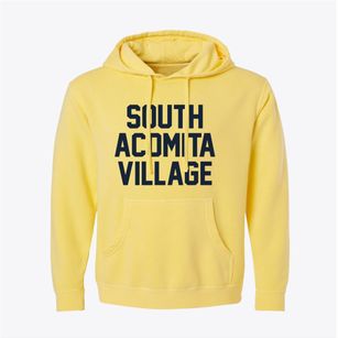 South Acomita Village New Mexico Classic Block Pigment-Dyed Hoodie