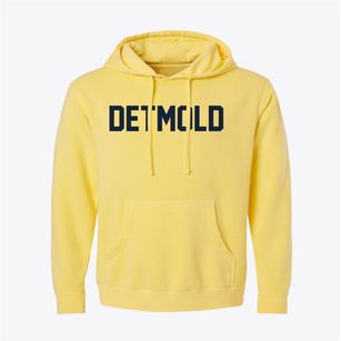 Detmold Maryland Classic Block Pigment-Dyed Hoodie