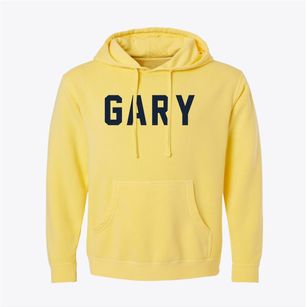 Gary Indiana Classic Block Pigment-Dyed Hoodie