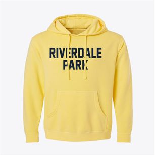 Riverdale Park Maryland Classic Block Pigment-Dyed Hoodie