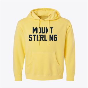 Mount Sterling Kentucky Classic Block Pigment-Dyed Hoodie