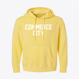 Commerce City Colorado Classic Block Pigment-Dyed Hoodie