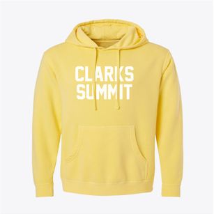 Clarks Summit Pennsylvania Classic Block Pigment-Dyed Hoodie