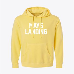 Mays Landing New Jersey Classic Block Pigment-Dyed Hoodie
