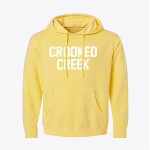 Crooked Creek Georgia Classic Block Pigment-Dyed Hoodie