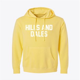 Hills And Dales Ohio Classic Block Pigment-Dyed Hoodie