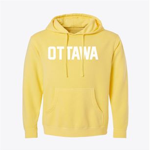 Ottawa Kansas Classic Block Pigment-Dyed Hoodie