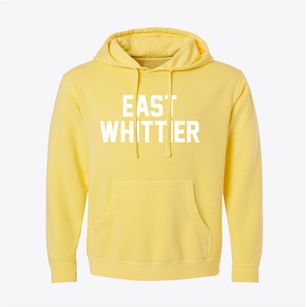 East Whittier California Classic Block Pigment-Dyed Hoodie