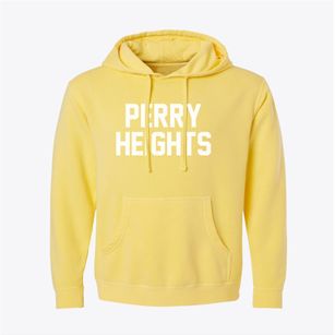 Perry Heights Ohio Classic Block Pigment-Dyed Hoodie