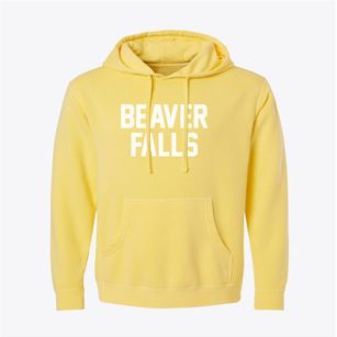 Beaver Falls Pennsylvania Classic Block Pigment-Dyed Hoodie