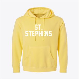 St. Stephens North Carolina Classic Block Pigment-Dyed Hoodie
