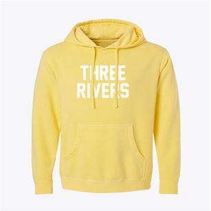 Three Rivers Michigan Classic Block Pigment-Dyed Hoodie