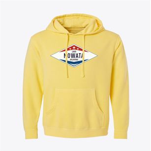 Nowata Oklahoma Diamond Star Pigment-Dyed Hoodie