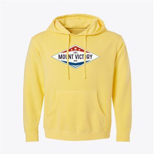 Mount Victory Ohio Diamond Star Pigment-Dyed Hoodie