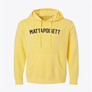 Mattapoisett Massachusetts Classic Curve Pigment-Dyed Hoodie