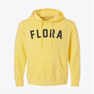 Flora Indiana Classic Curve Pigment-Dyed Hoodie