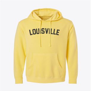 Louisville Nebraska Classic Curve Pigment-Dyed Hoodie