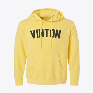 Vinton Ohio Classic Curve Pigment-Dyed Hoodie