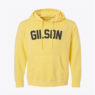 Gilson Illinois Classic Curve Pigment-Dyed Hoodie