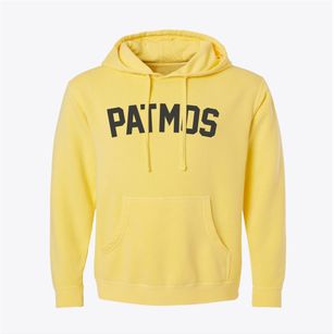 Patmos Arkansas Classic Curve Pigment-Dyed Hoodie
