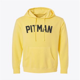 Pitman New Jersey Classic Curve Pigment-Dyed Hoodie