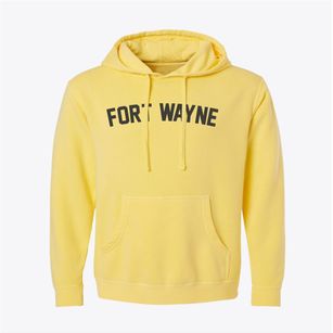 Fort Wayne Indiana Classic Curve Pigment-Dyed Hoodie
