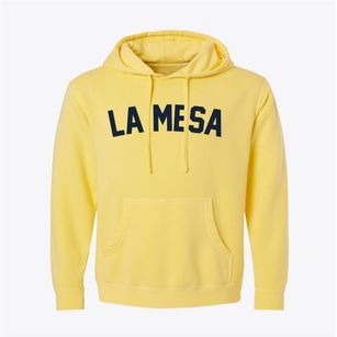 La Mesa California Classic Curve Pigment-Dyed Hoodie