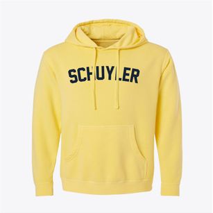 Schuyler Nebraska Classic Curve Pigment-Dyed Hoodie