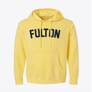 Fulton Mississippi Classic Curve Pigment-Dyed Hoodie