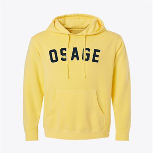 Osage Iowa Classic Curve Pigment-Dyed Hoodie