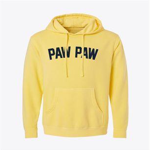 Paw Paw Michigan Classic Curve Pigment-Dyed Hoodie