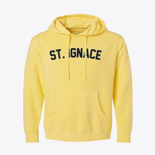 St. Ignace Michigan Classic Curve Pigment-Dyed Hoodie