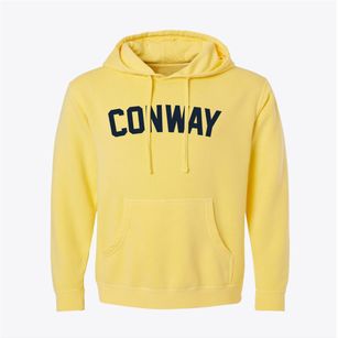 Conway Massachusetts Classic Curve Pigment-Dyed Hoodie