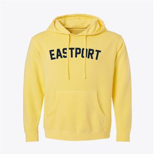 Eastport New York Classic Curve Pigment-Dyed Hoodie