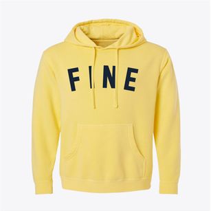 Fine New York Classic Curve Pigment-Dyed Hoodie