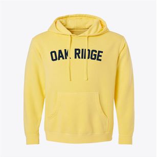 Oak Ridge Tennessee Classic Curve Pigment-Dyed Hoodie