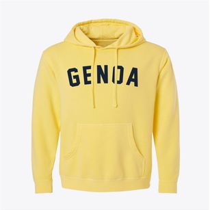 Genoa Nebraska Classic Curve Pigment-Dyed Hoodie