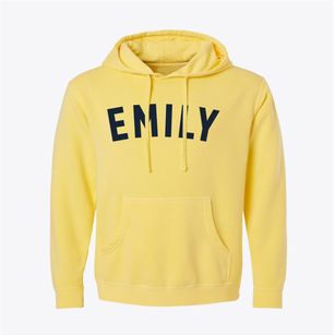 Emily Minnesota Classic Curve Pigment-Dyed Hoodie