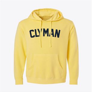 Clyman Wisconsin Classic Curve Pigment-Dyed Hoodie