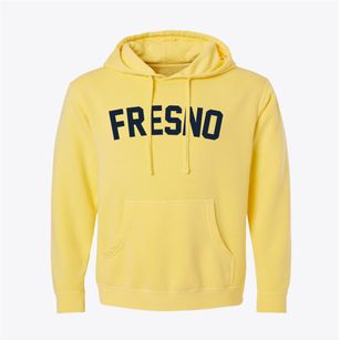 Fresno California Classic Curve Pigment-Dyed Hoodie