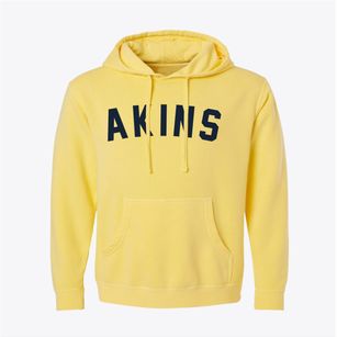 Akins Oklahoma Classic Curve Pigment-Dyed Hoodie
