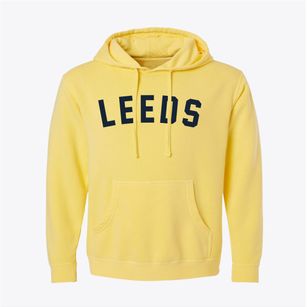 Leeds New York Classic Curve Pigment-Dyed Hoodie